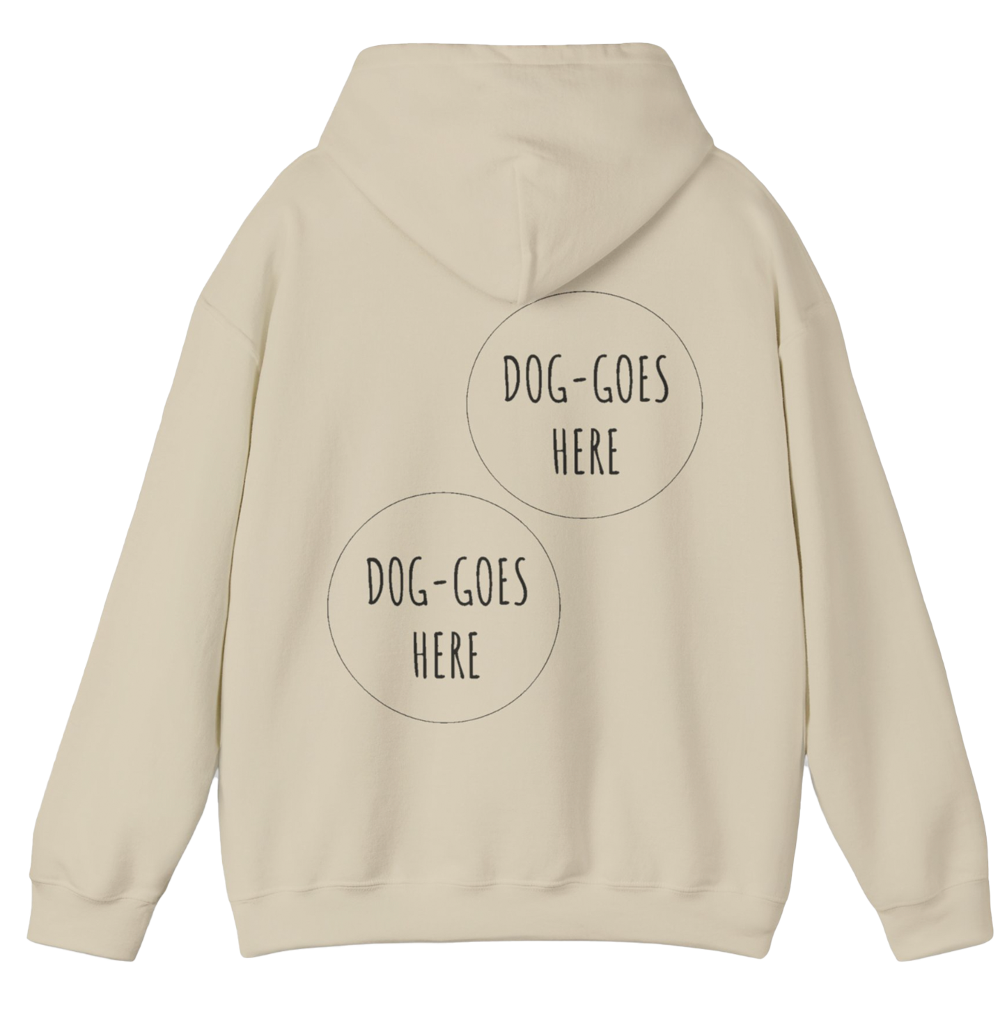 Custom Hoodie - 2 Dogs